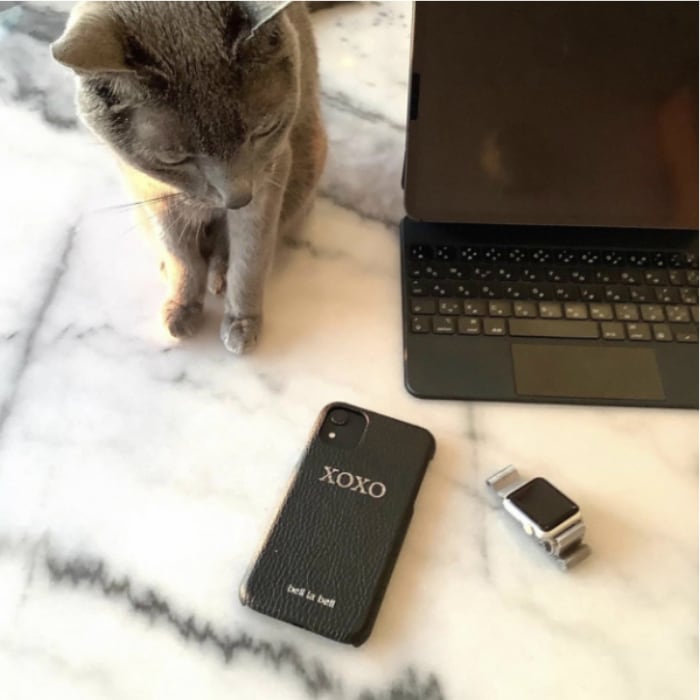 【イニシャル刻印対応】iPhone13 mini ケース / イタリアンレザー