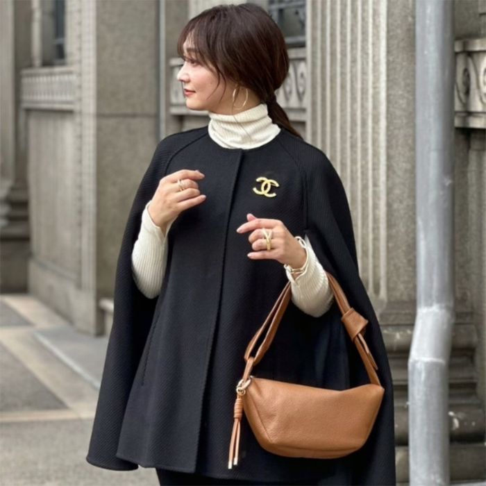 【人気インスタグラマーyokoセレクトカラー】 イタリアンレザー ハーフムーン3WAYバッグ (日本製)