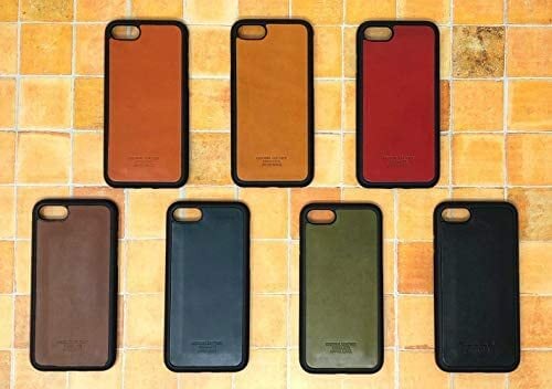 【イニシャル刻印対応】iPhpne12mini バイカラーレザーケース(栃木レザー)
