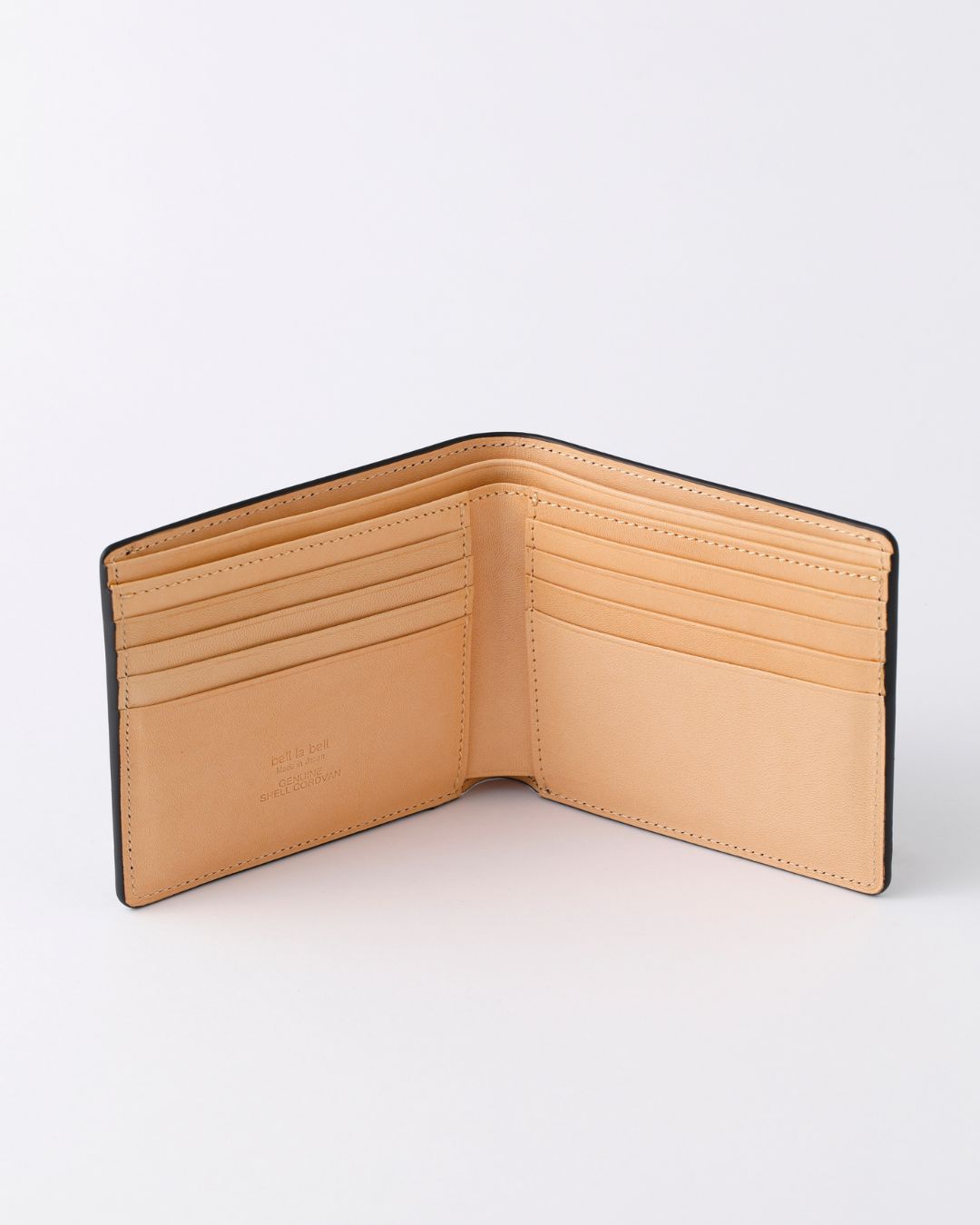 Cordovan Bi-fold Slim Card Case (Made in Japan)