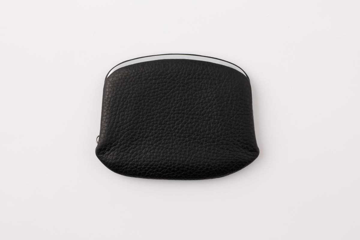 【イニシャル刻印対応】がま口 押し口L レザーウォレット(日本製)