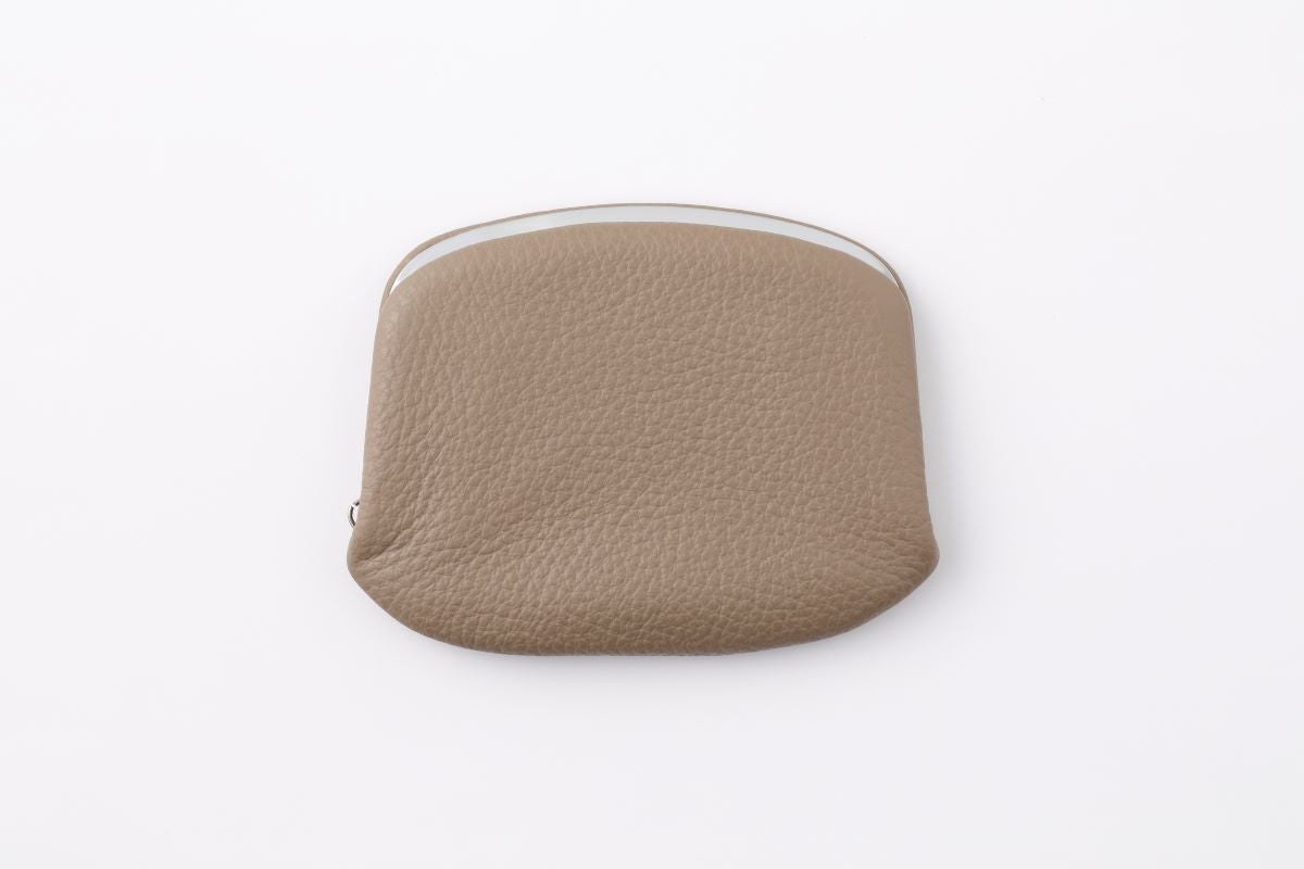 【イニシャル刻印対応】がま口 押し口L レザーウォレット(日本製)