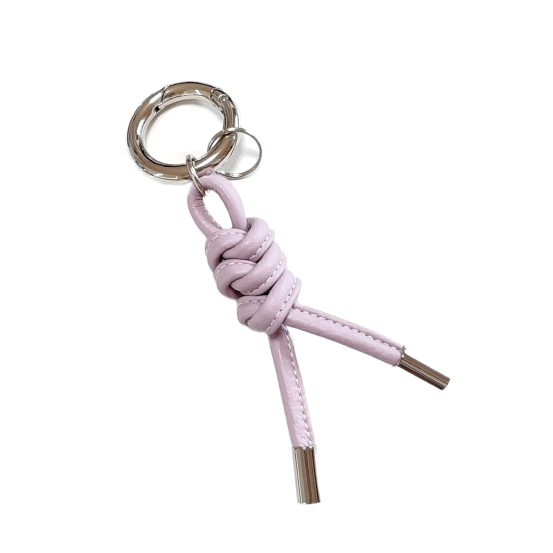 イタリアンレザー ロープ編みキーホルダー