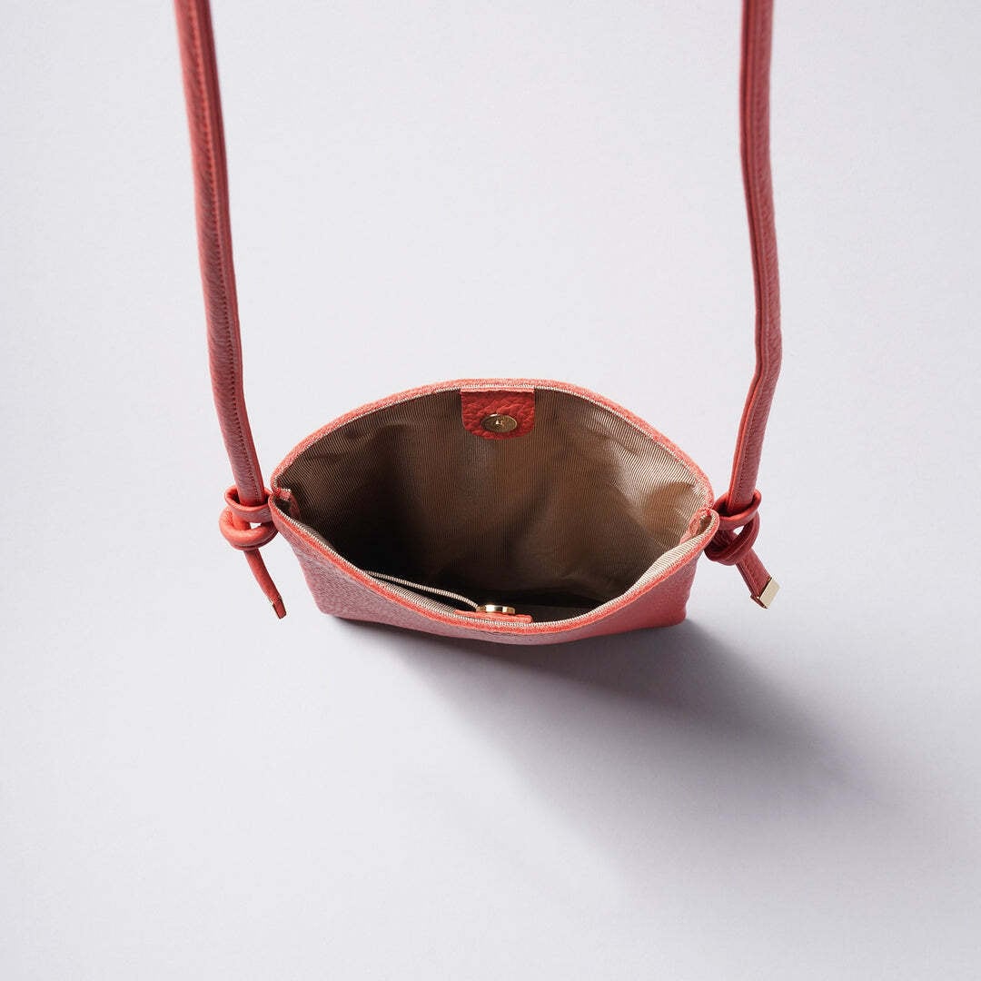 【イニシャル刻印対応】イタリアンレザーミニショルダーバッグ(日本製)