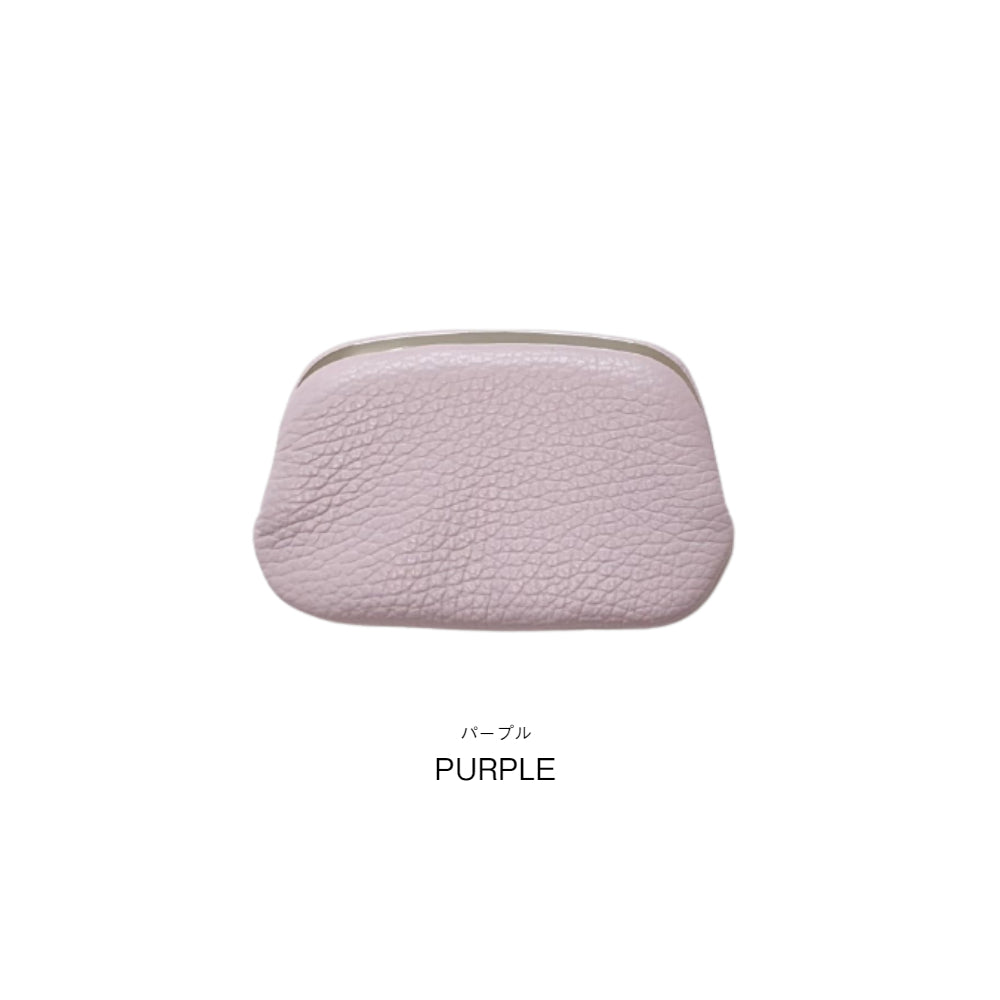 【イニシャル刻印対応】がま口 押し口M 小銭入れ レザーミニマルウォレット (日本製)