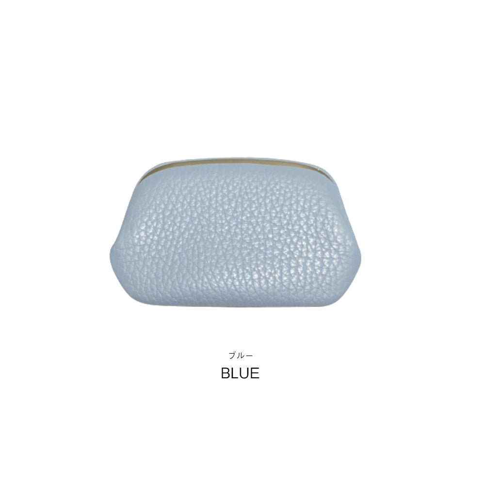 【イニシャル刻印対応】がま口 押し口M 小銭入れ レザーミニマルウォレット (日本製)