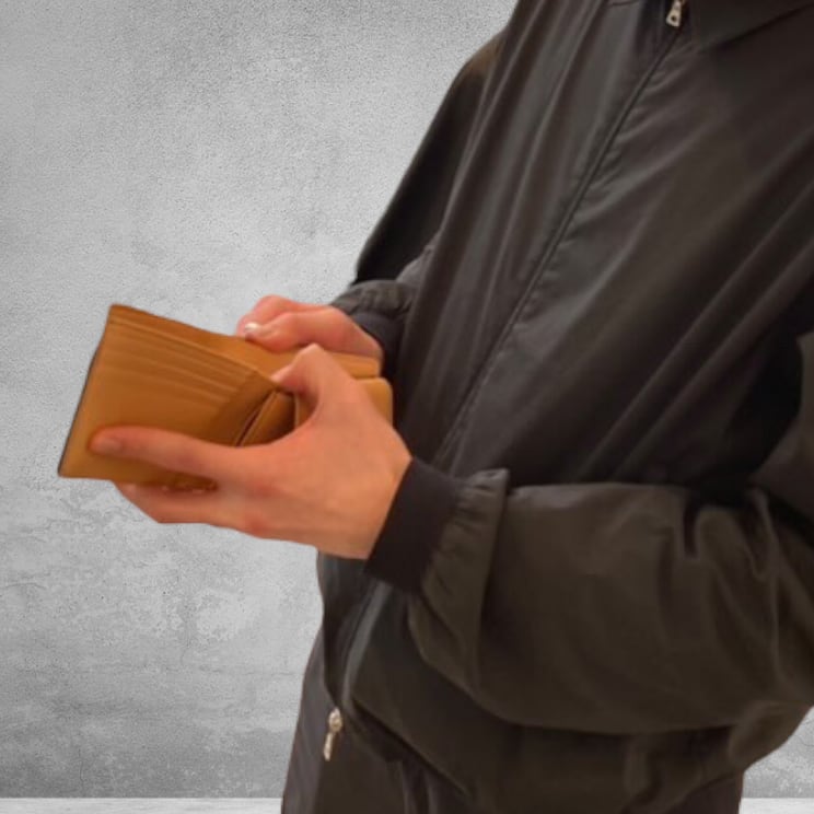 コードバン 二つ折り財布(日本製)