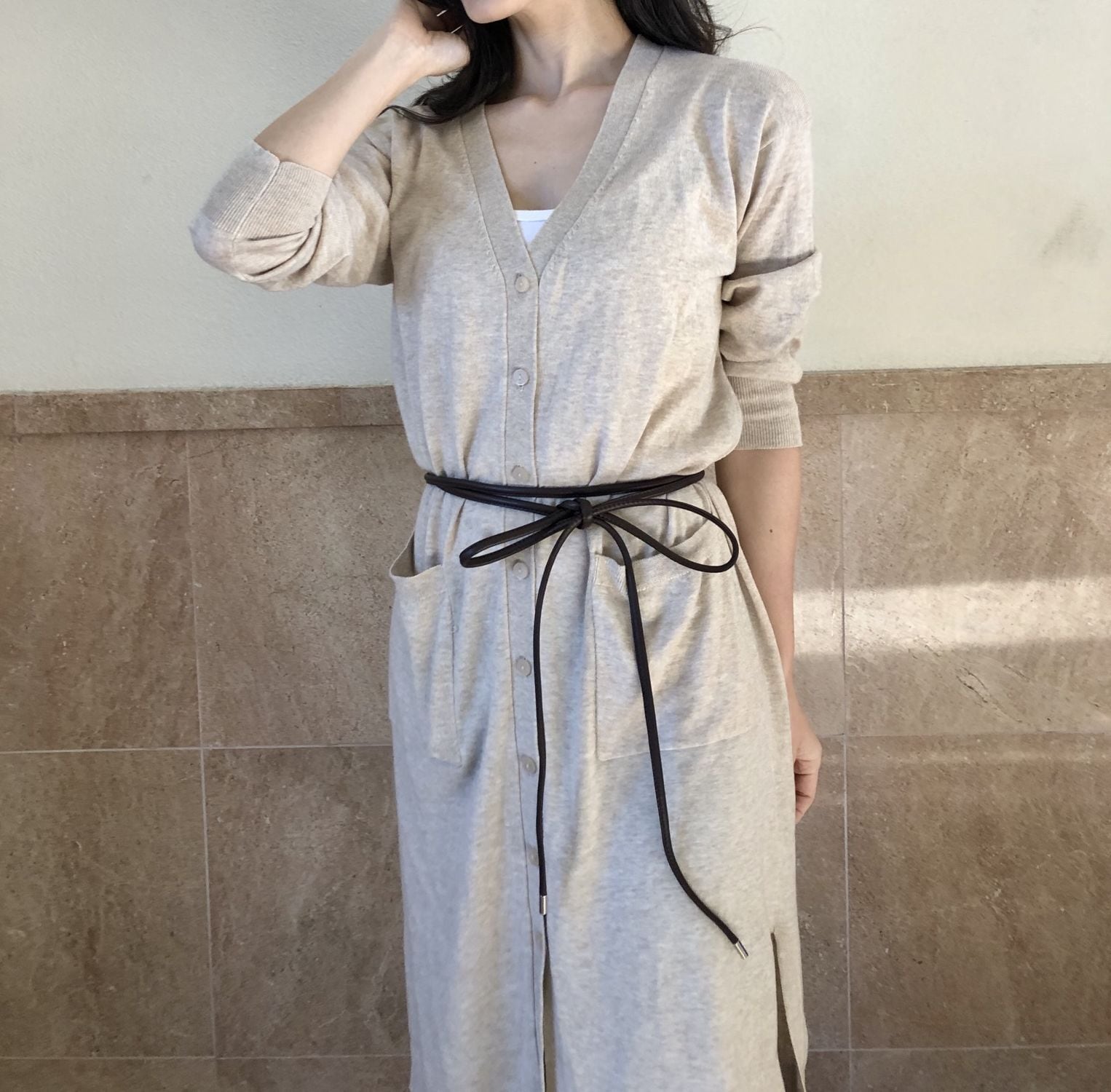 ロングレザーロープベルト(日本製)