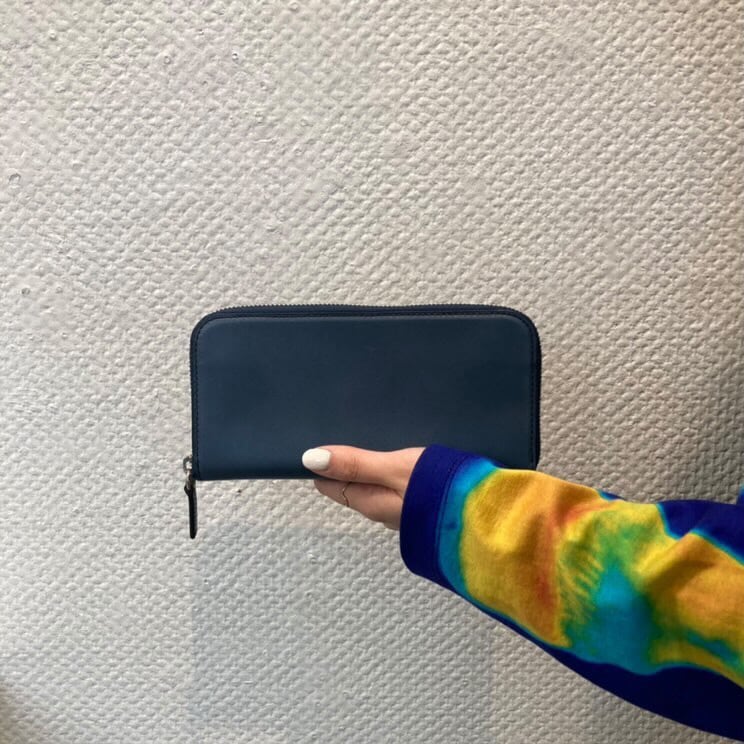 栃木レザー ラウンドロングウォレット(栃木レザー)