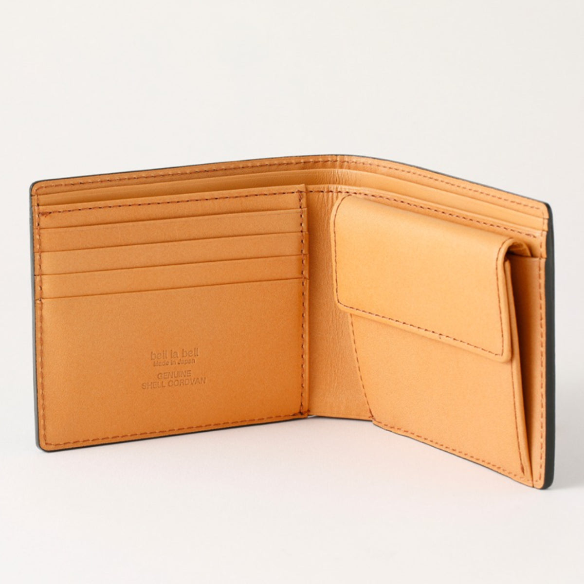 セレクトバイヤーから大人気 bell la bell コードバン 二つ折り財布