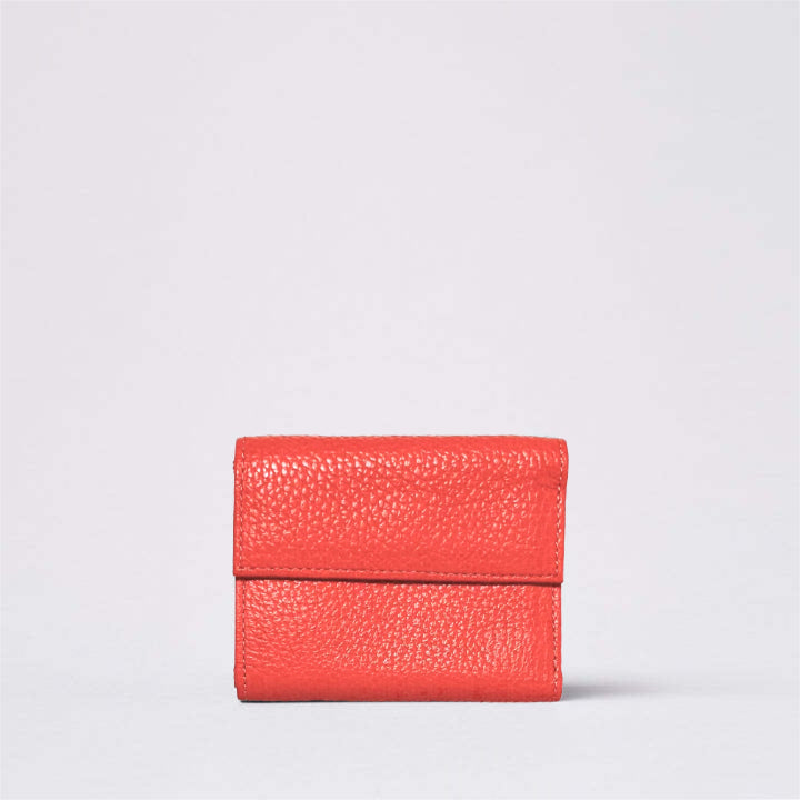 【イニシャル刻印対応】イタリアンレザー三つ折りミニウォレット（日本製）