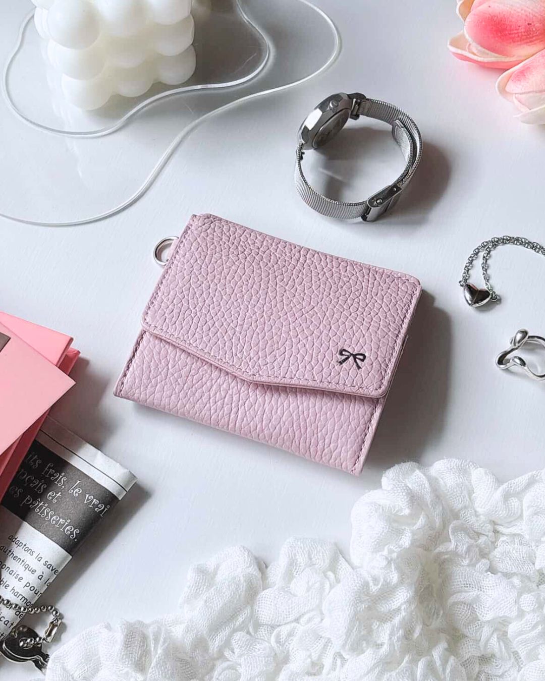 【イニシャル刻印対応】イタリアンレザースリムミニウォレット（日本製）