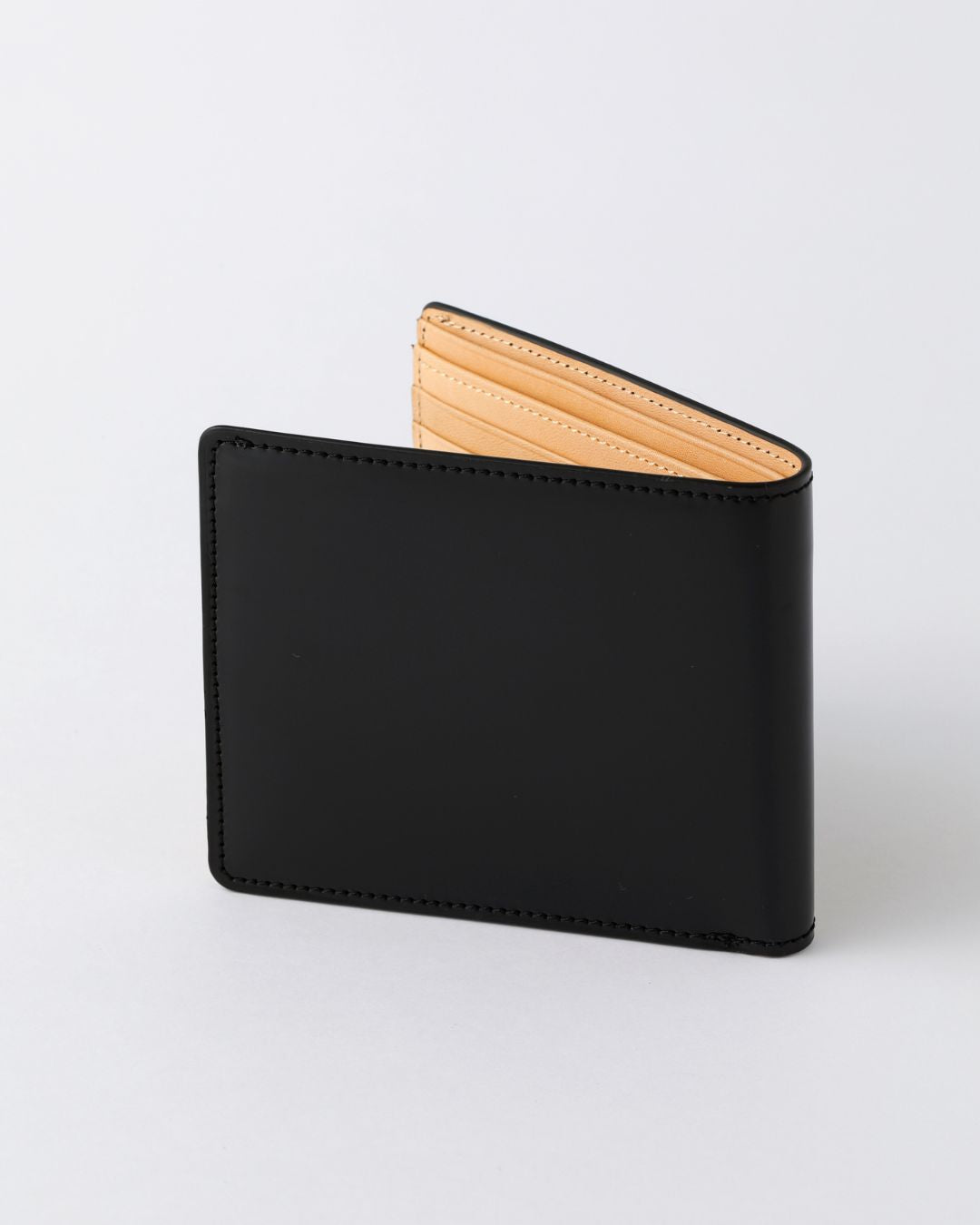 Cordovan Bi-fold Slim Card Case (Made in Japan)