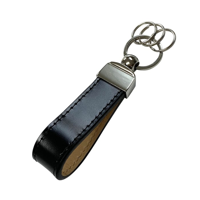 [For construction] [Supports initial engraving] Key ring / cordovan 