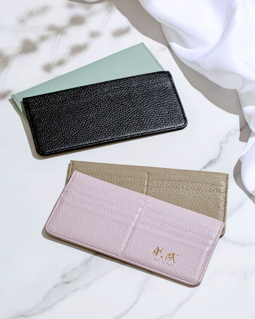 【イニシャル刻印対応】イタリアンレザー スリム札入れ（日本製）