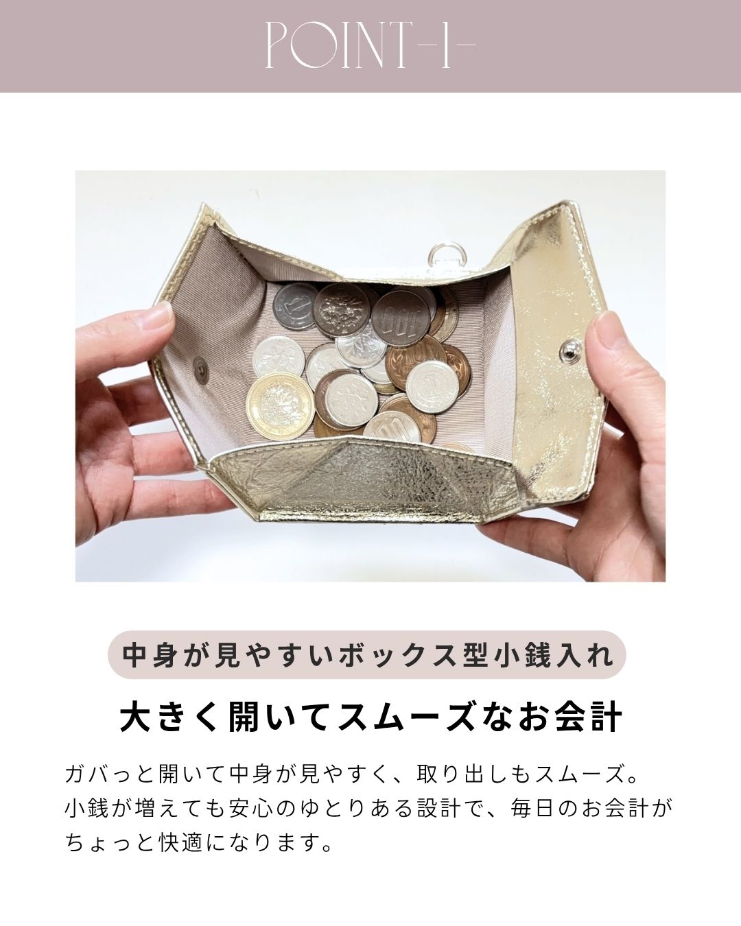[Initial Engraving Available] Italian Leather Tri-Fold Mini Wallet (Made in Japan)