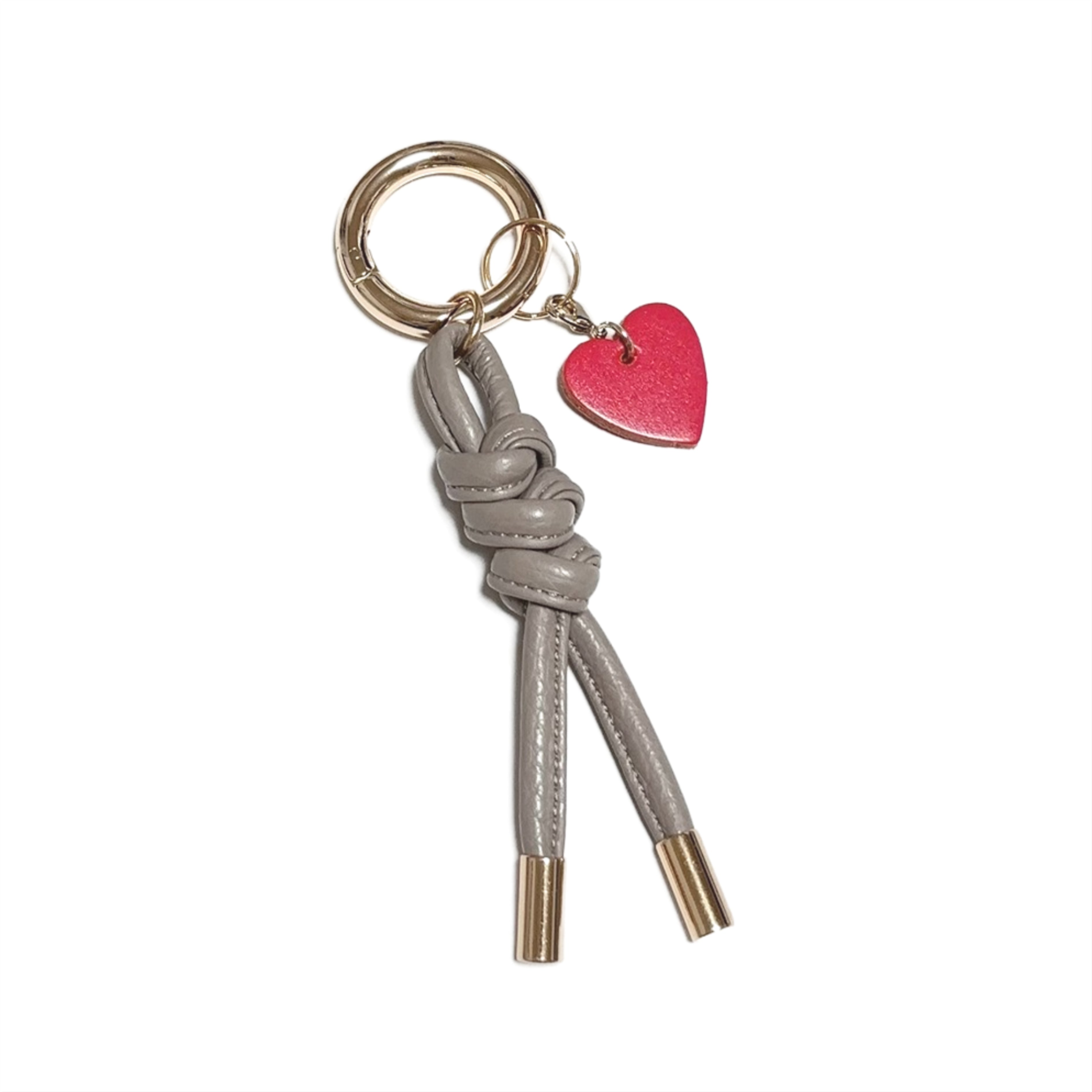 イタリアンレザー  ロープ編みキーホルダー