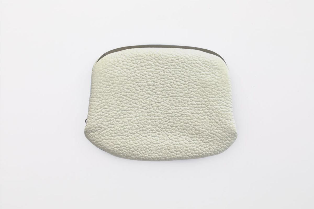 [Initial engraving available] Clasp purse, push-button L size, leather wallet (Made in Japan)