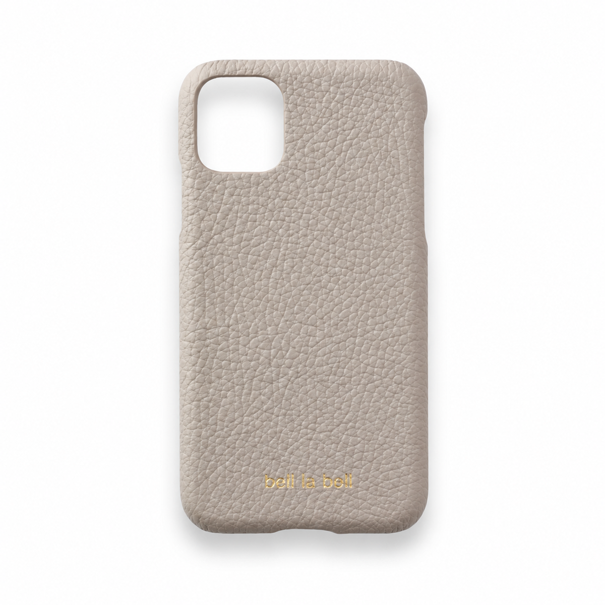 Bell Label 本革iPhoneケース light-gray 商品写真