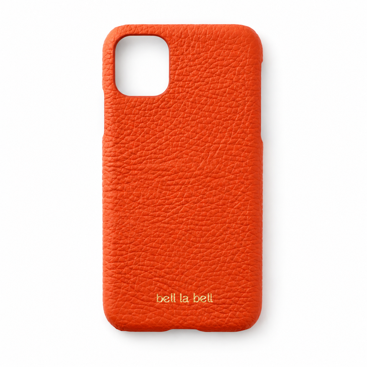 Bell Label 本革iPhoneケース orange 商品写真