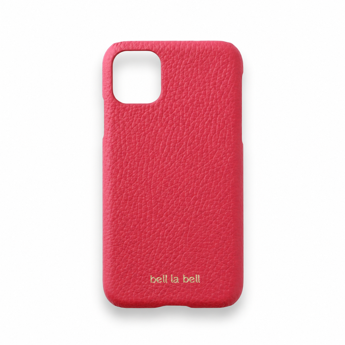 Bell Label 本革iPhoneケース pink 商品写真