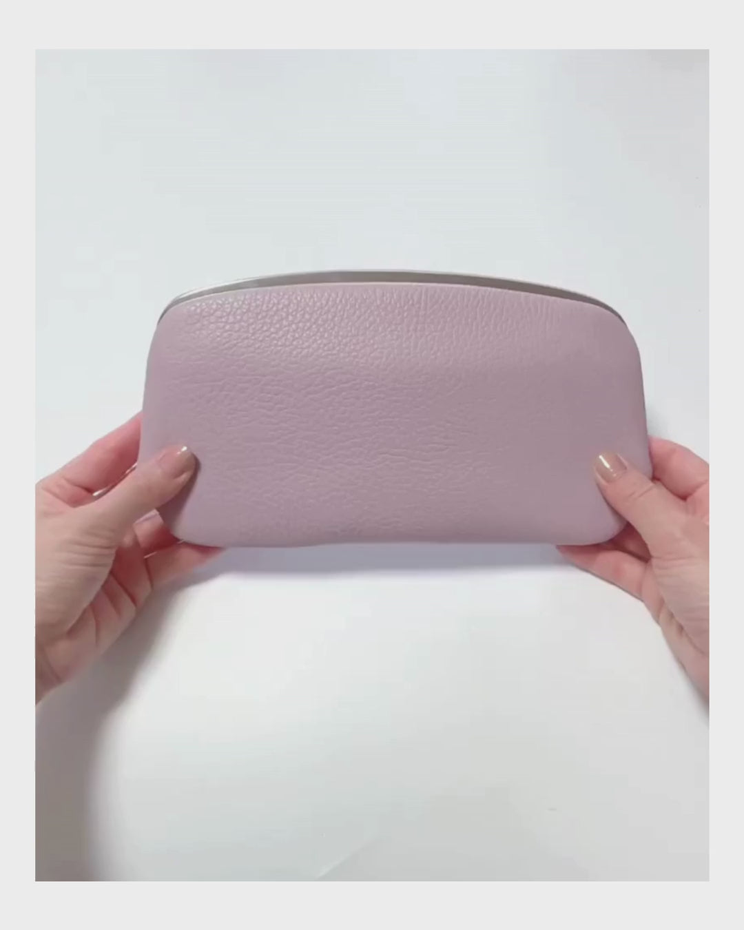 がま口 押し口 長財布 レザーウォレット（日本製） 財布 長財布